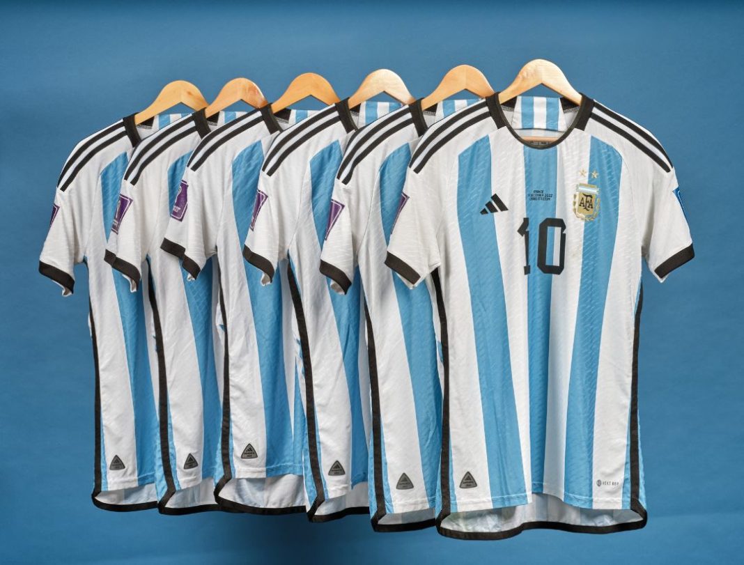 Camisetas De Messi En Qatar 2022 Se Subastan Por 7 8 Millones