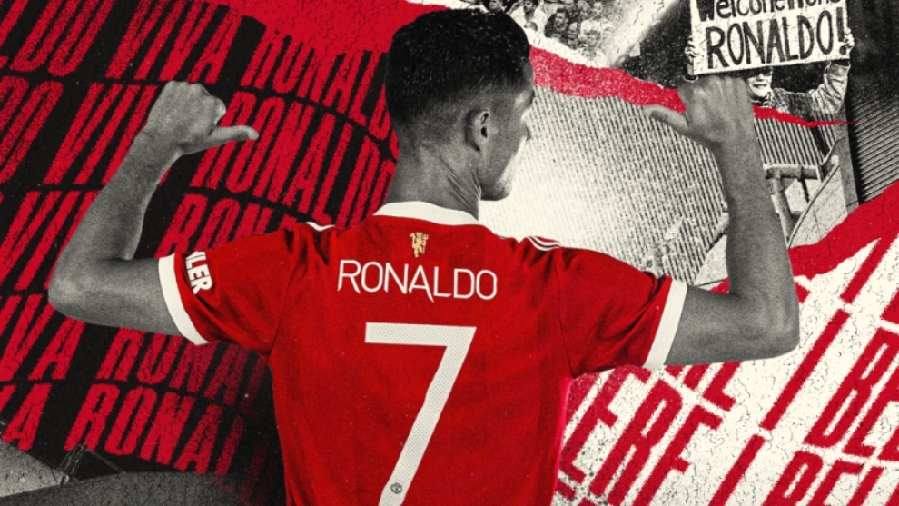 Ronaldo usará el dorsal 7 en su regreso al United.