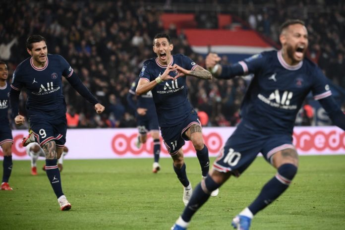 PSG logra remontar a Lille en los minutos finales. Foto AFP.