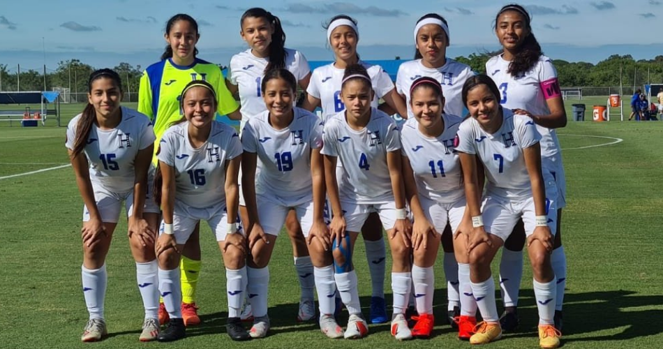 Selección Femenina de Honduras Sub-17 se mete al Premundial de la Concacaf. Foto Fenafuth.