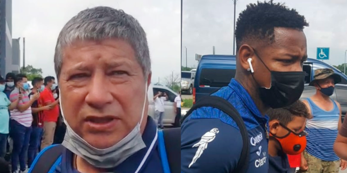 "Bolillo" Gómez y Romell Quioto hablan antes de viajar a Costa Rica.