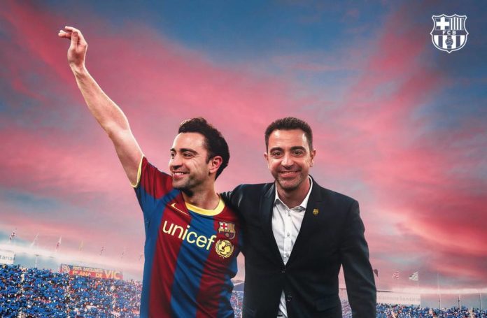 xavi hernández entrenador barcelona