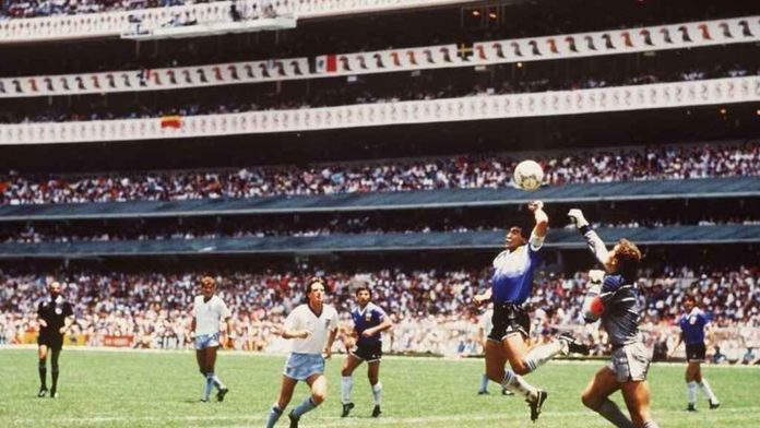 "Mano de Dios" de Maradona