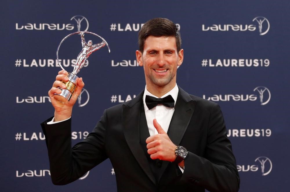 Novak Djokovic es nombrado el mejor deportista europeo del año