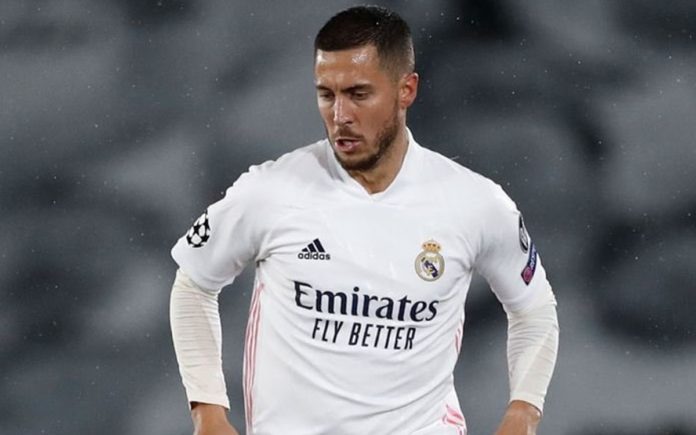 Ede Hazard no ha tenido un buen rendimiento con el Real Madrid y podría salir el próximo mercado.