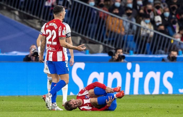 Griezmann lesión muscular