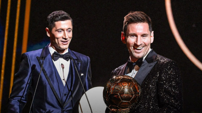 lewandowski messi balón de oro