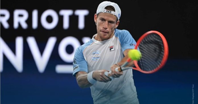 Schwartzman gana a Tsitsipas en la ATP Cup. Foto AFP.