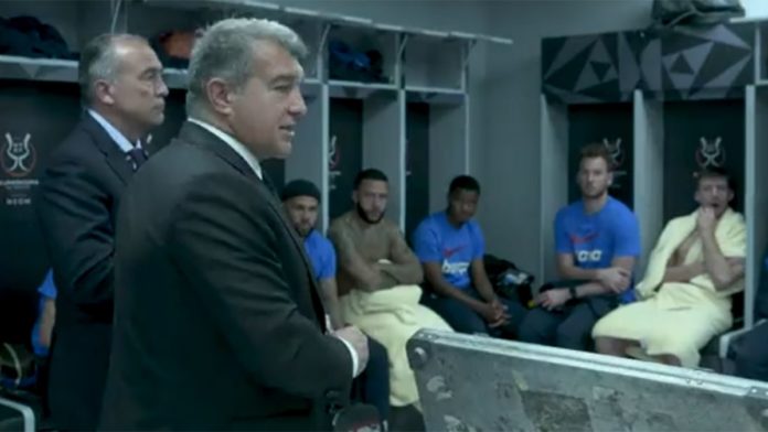 mensaje de Laporta a sus jugadores tras la Supercopa