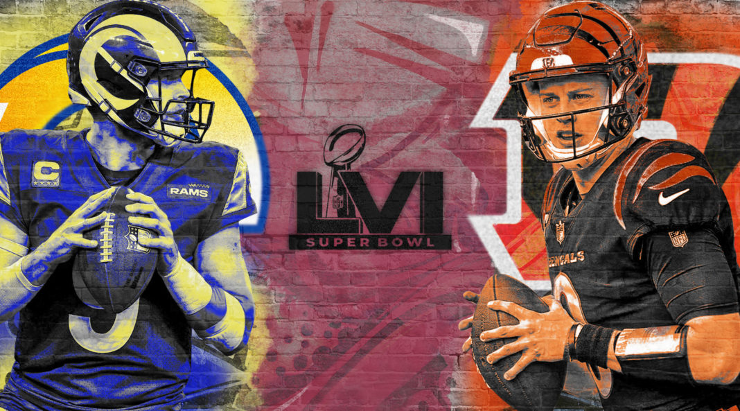 Bengals y Rams en el Super Bowl LVl