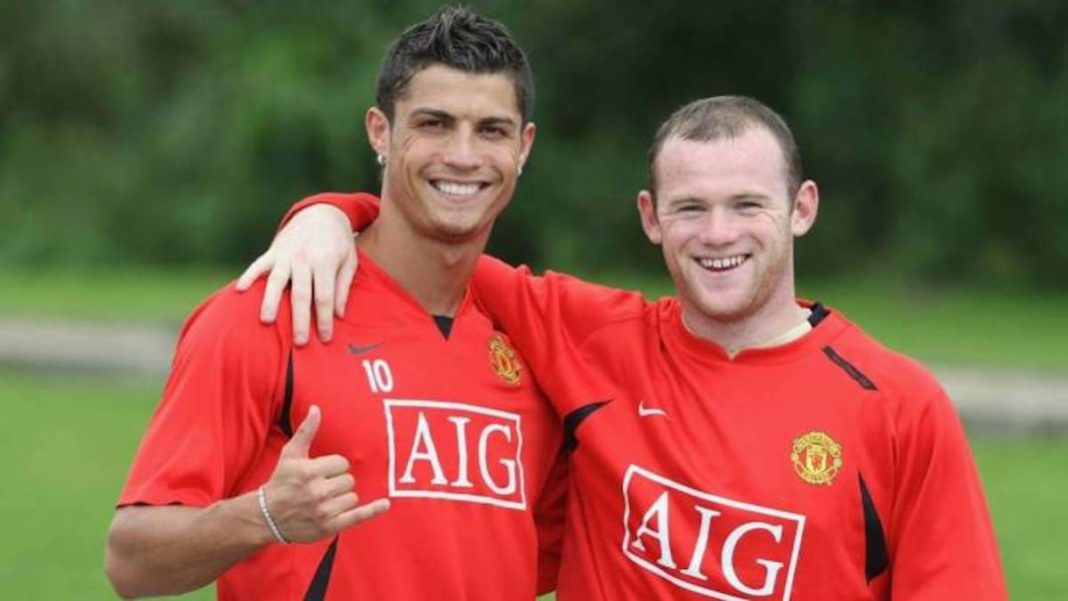 Wayne Rooney Manchester United Cristiano