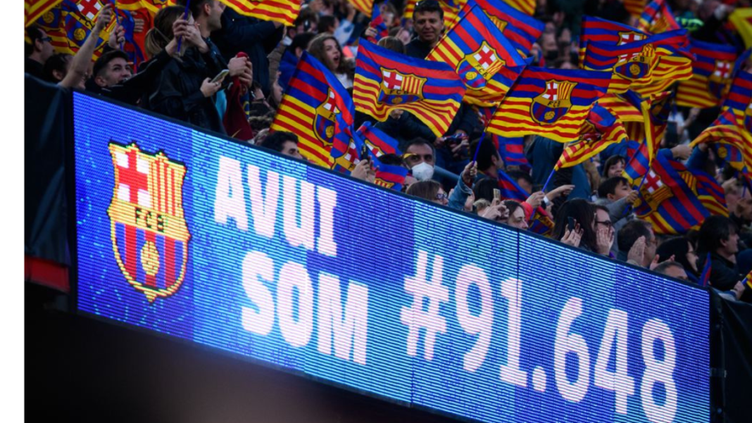 Nuevo récord de asistencia del Barcelona