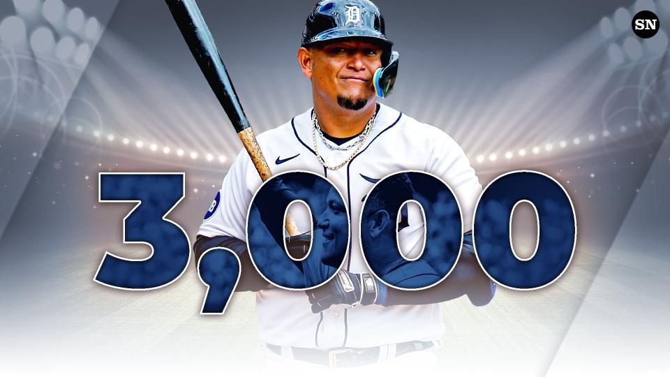Miguel Cabrera alcanza los 3,000 hits en Las Grandes Ligas de béisbol