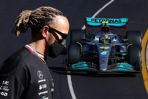 Problemas en el auto de Mercedes y Hamilton