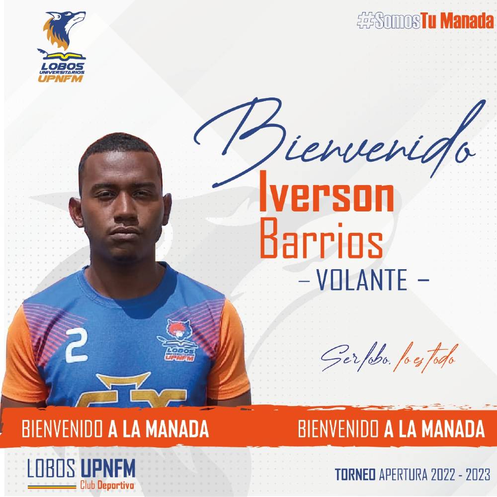 Iverson Barrios trabajará por un puesto en la media cancha de la UPNFM.
