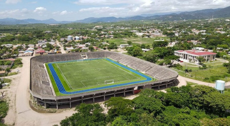 El estadio de La Paz.