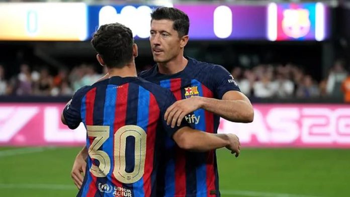 Robert Lewandowski está feliz en Barcelona.