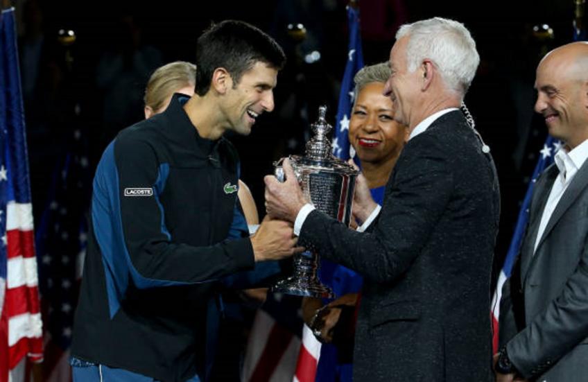 Djokovic US Open McEnroe