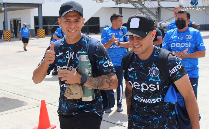 Argentinos de Motagua sonrientes.