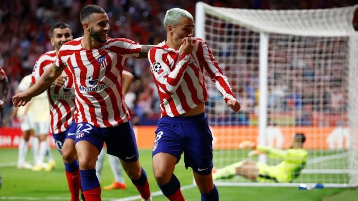 Griezmann salvó al Atlético de Madrid.