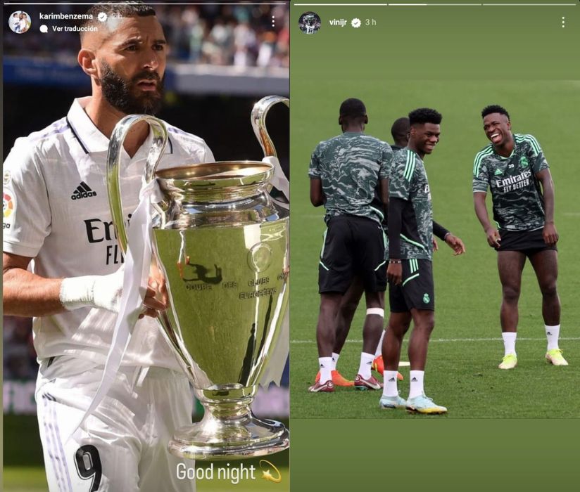 Benzema y Vini