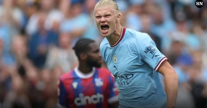 Erling Haaland, delantero del Manchester City.