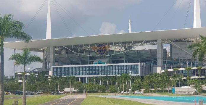 Hard Rock Stadium, sede del partido Honduras vs Argentina.