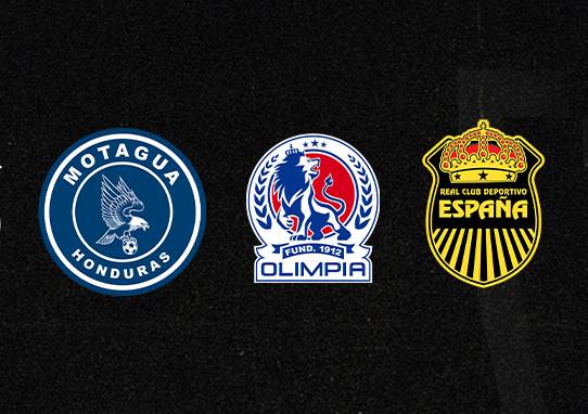 Olimpia, Motagua y Real España clasificados.