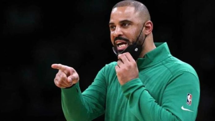 Ime Udoka, técnico de los Boston Celtics.