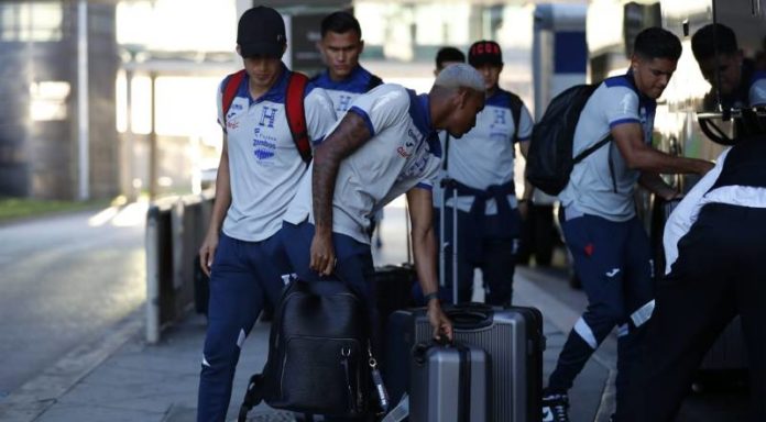 La selección de Honduras ya está en Houston.