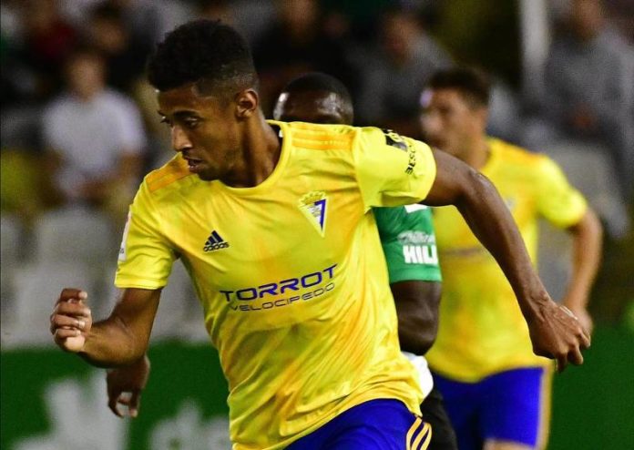 "Choco" Lozano, jugador más rápido del Cádiz.