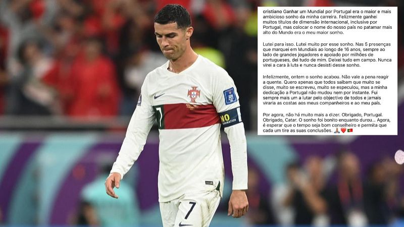 Cristiano Ronaldo Portugal despedida