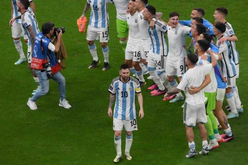 Lionel Messi, el líder de los argentinos.