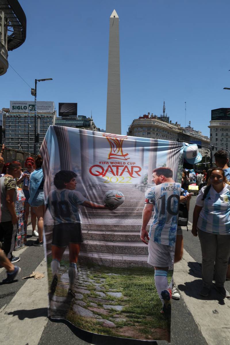 En Buenos Aires recordaron a Diego Maradona.