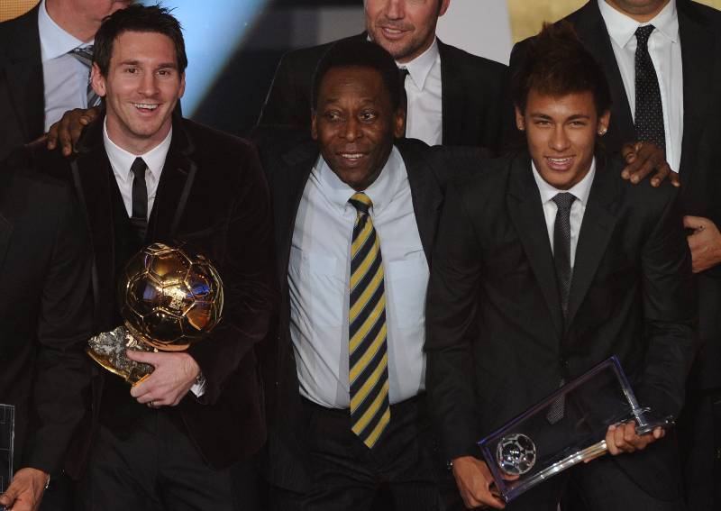 Messi y Neymar comparten con Pelé.