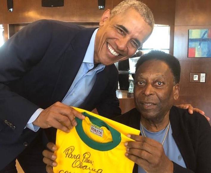 Barack destaca el aporte de Pelé al fútbol.