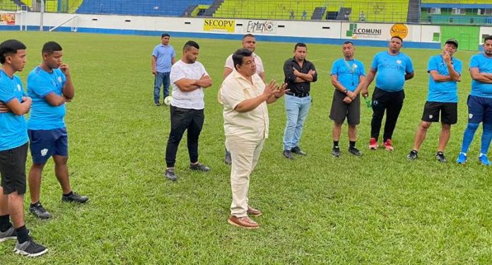 Samuel García, presidente de Potros de Olancho FC.