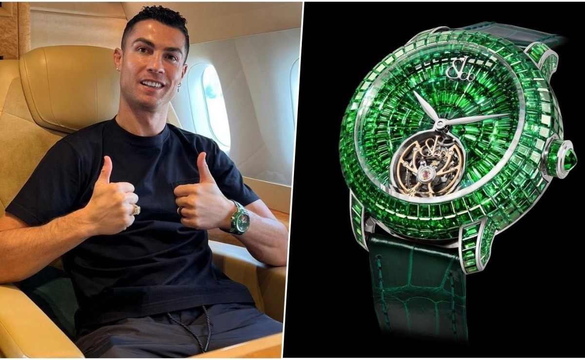 Tras su llegada al Al Nassr Cristiano Ronaldo presume un reloj de