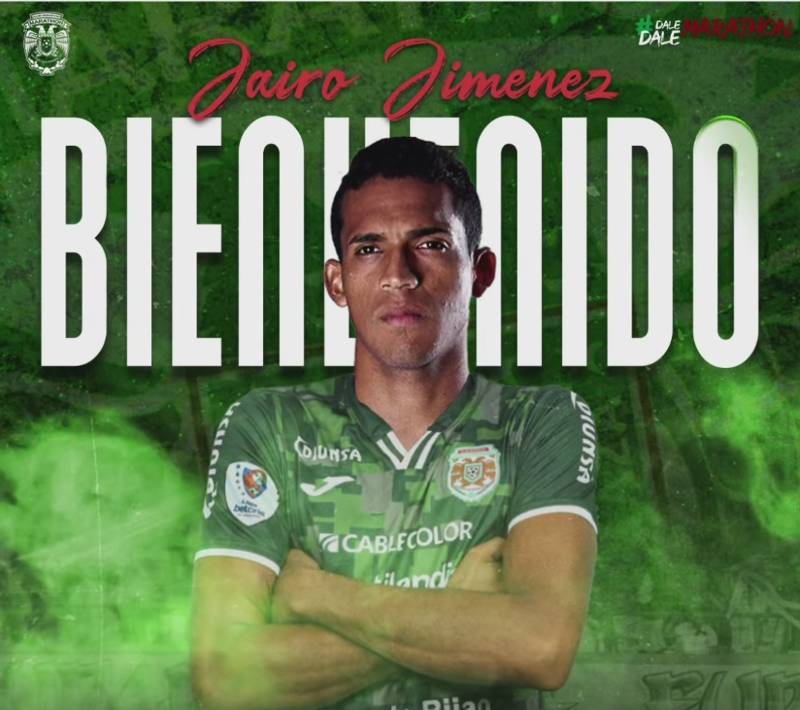 Jairo Jiménez, defensa central ecuatoriano que se convierte en uno de los refuerzos del Marathón para el torneo de Clausura 2023.