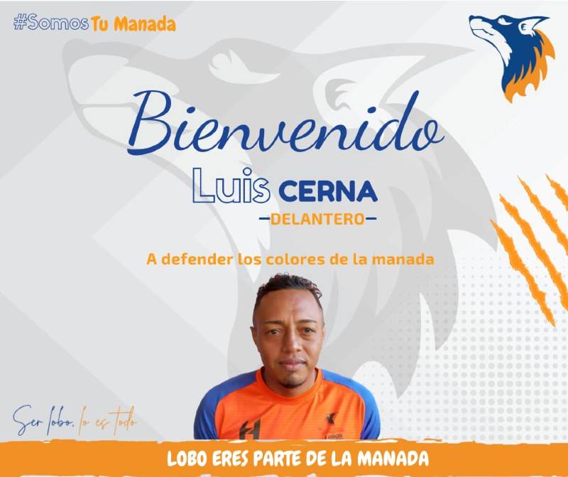 El delantero Luis Cerna también se sumó a la manada de Lobos UPNFM.