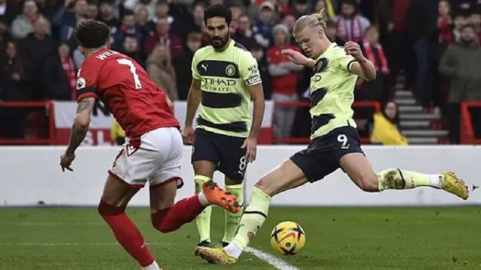 El Manchester City perdió la oportunidad de seguir en la cima de la Premier League al empatar con el Nottingham en la jornada del fin de semana.