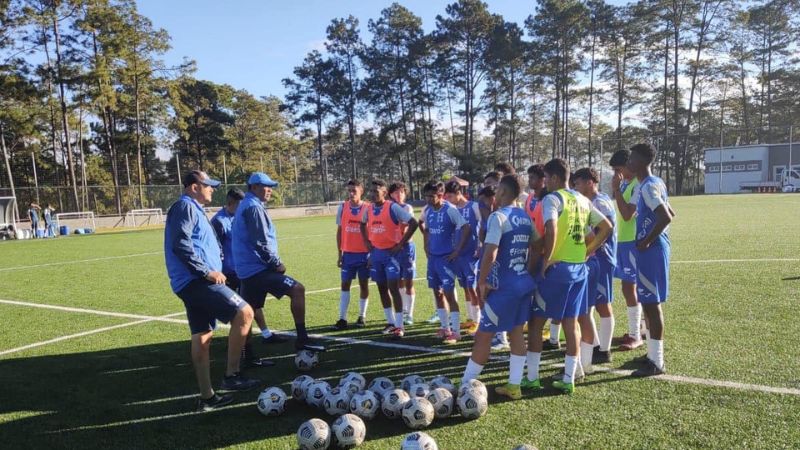 La selección Nacional Sub-17 está terminando en San Pedro Sula su preparación previo al Premundial de Guatemala.