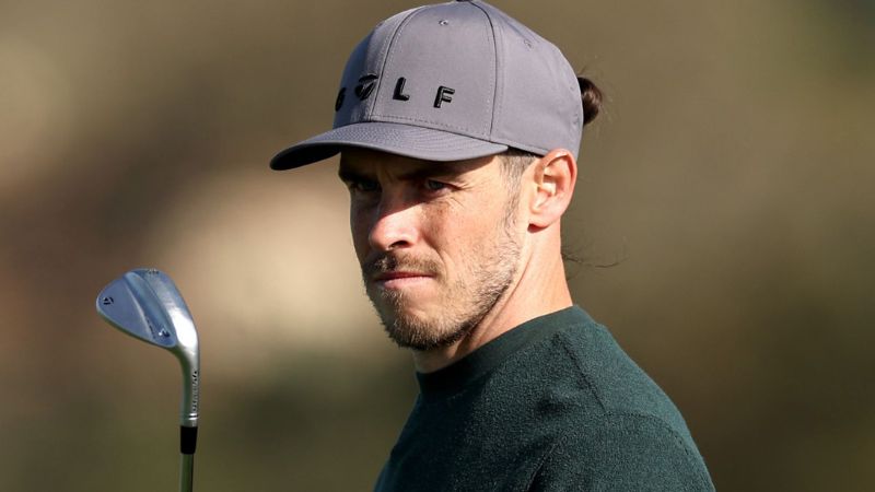 Gareth Bale está participando como invitado de honor en el torneo de golf Pebble Beach Pro-Am.