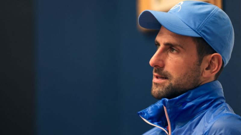 Novak Djokovic se reporta listo para buscar el título del torneo de Dubái.
