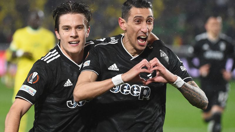 El argentino Ángel Di María anotó los tres goles con los cuales la Juventus le ganó 3-0 a Nantes.