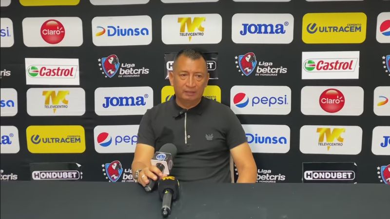 El entrenador de Potros de Olancho FC, José Humberto Rivera, dijo estar contento con sus dirigidos.