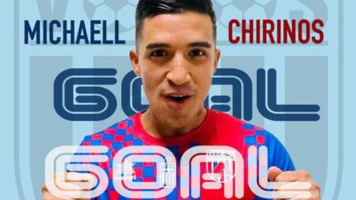 El delantero hondureño Michaell Chirinos fue protagonista en el triunfo de su equipo Volos FC en la Super Liga de Grecia.