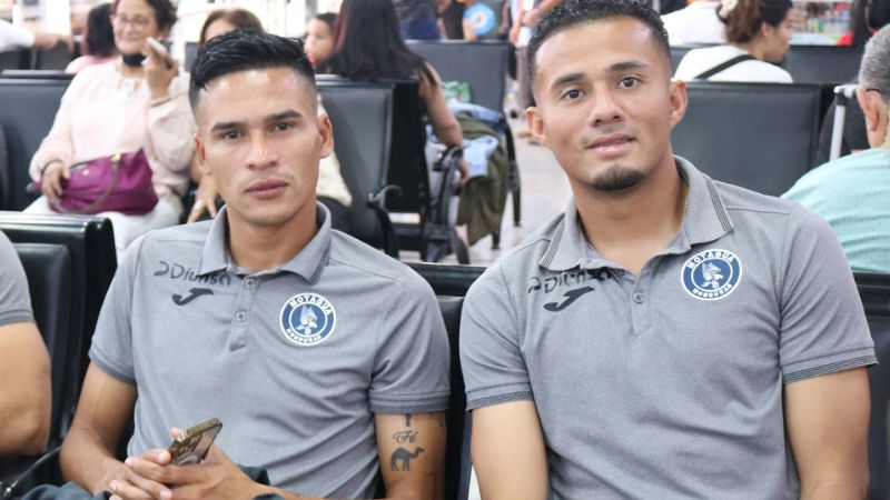 Juan Ángel Delegado y Walter Martínez viajan a México con la confianza de realizarle un buen partido al Pachuca.