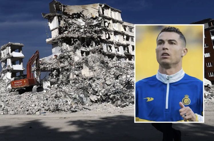 Cristiano Ronaldo terremotos Turquía y Siria