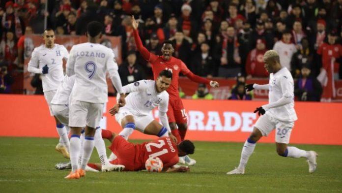 La Selección Nacional de Honduras fue humillada por una superior Canadá que se clasificó a la Final Four.